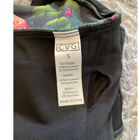 CVG "Enchanted Forest" Longline Sports Bra NWOT (S) - Picture 5 of 6
